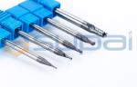 2 Flutes Ball Nose Solid Carbide End Mills CNC Milling Cutter R0.5 0.75mm CNC