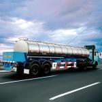 Insulated Aluminum Pneumatic Fuel Tanker Trailer For Sale
