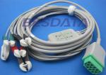 TP3008 Electrode Lead Wires , ECG Leads And Electrodes Green 11 - Pin Connector