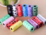 300bags/roll Tie top handle Cornstarch Earth Friendly Cornstarch compostable dog