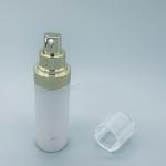 Gold Transparent Cosmetics Airless Pump Dispenser For Essence Butter Essential