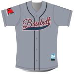 Sublimated Baseball Teamwear Jerseys Quick Drying Chest Width 53cm For Mens