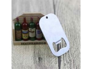 China Engraved Blank Stainless Steel Dog Tag Keychain Bottle Opener,Personalized blank stainless steel dog tag beer bottle op wholesale