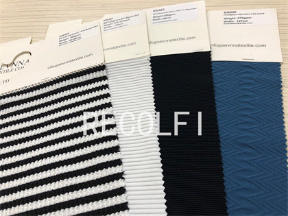 Glitter Printed Stripe Activewear Made From Recycled Plastic High Elastic