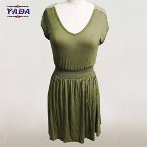China Viscose casual plus size women clothing elegant cheap summer dresses beautiful lady fashion dress sale wholesale