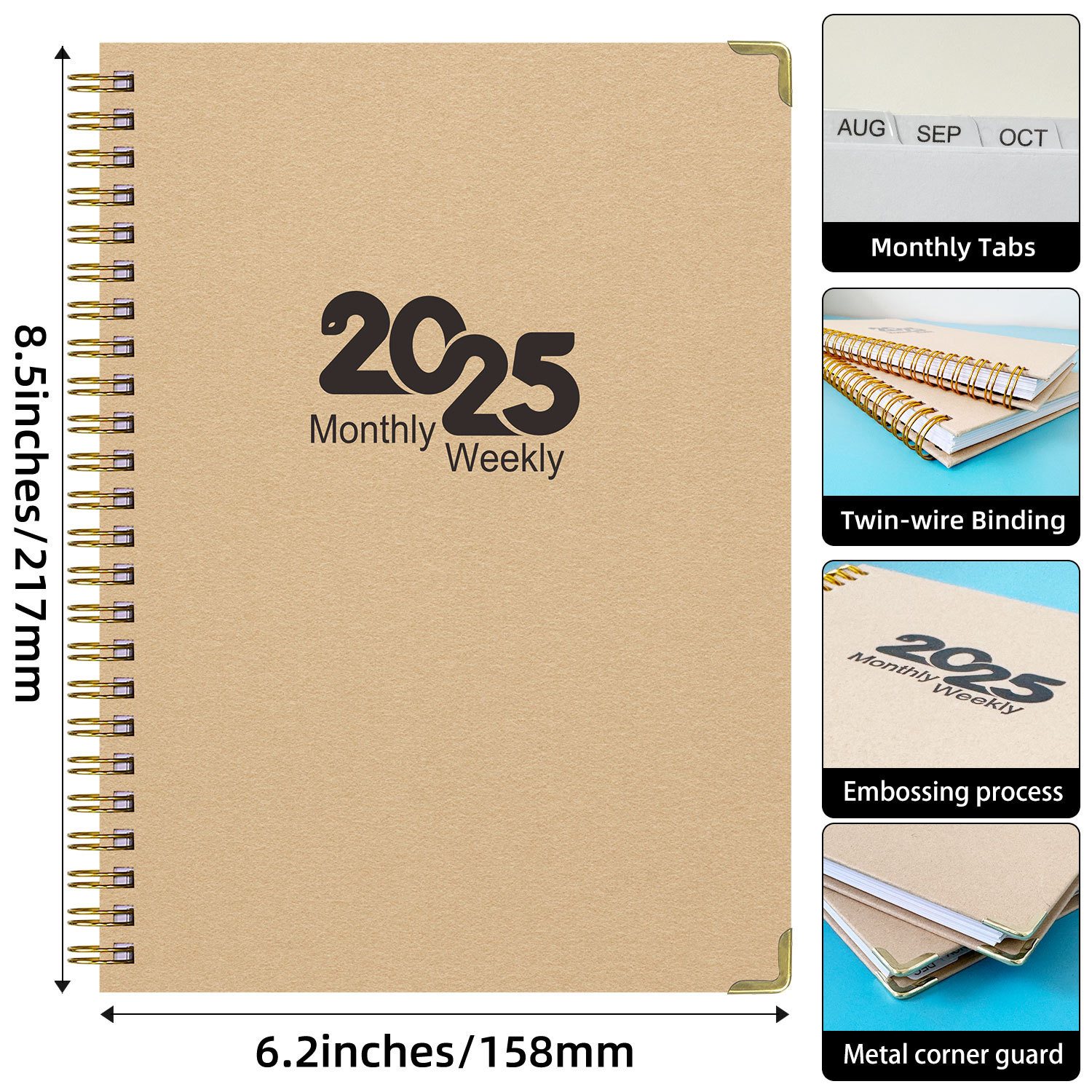 Artistic Style Custom Notebook Embossed Design for Artists' Creative Expression