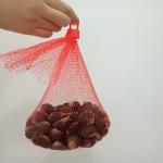 Hole Dia 3mm LDPE Mesh Netting Bags For Fruit Vegetable