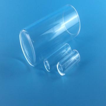 Transparent Quartz Capillary Tube One End Flat Sealed Quartz Glass Test Tube