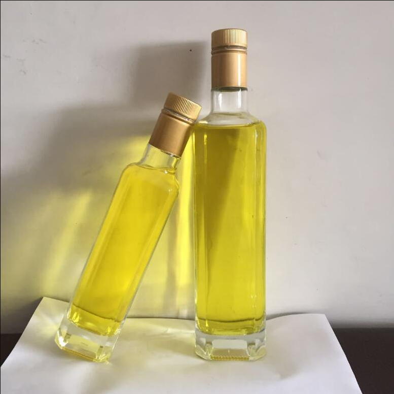 Screw Cap Olive Oil Glass Bottle 250ml 500ml Green Glass Bottles For Gourmet Cooking