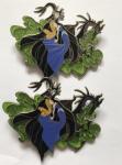 Zinc Alloy Silver Plating pin on pin badge with Green Glitter