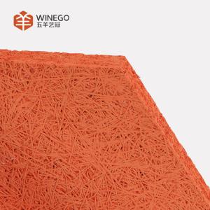 China Anti Microbial Acoustic Wood Wool Panels 600x1200mm Moisture Proof For Office wholesale