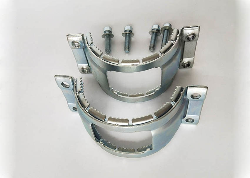SML DIN 19522 / EN 877 Cast Iron Pipe Grip Collar Coupling With Teeth