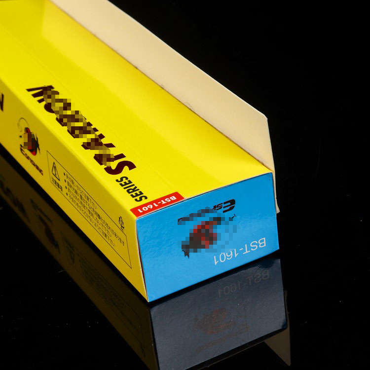 Kraft Paper Custom Design Folding Fishing Gear Fishhook Package Cardboard Paper Box