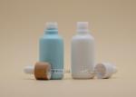 Blue Coating Essential Oil Dropper Bottles White Ceramic Bottle For Personal