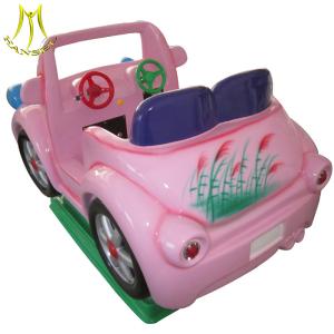 China Hansel cheap indoor game machie kiddie ride on pink car for sale wholesale