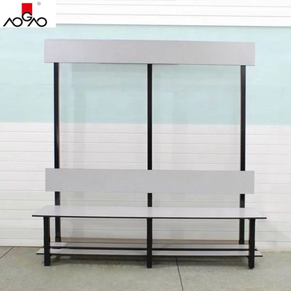 Customizable HPL Table Top Red Workbench HPL Top Glossy Surface