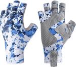 Fishing Gloves With Sun Protection, Uv Protection Silicone Anti-Slip Comfortable