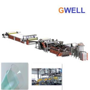 China PC Solar Film Production Line PC Transparent Plastic Sheet Extrusion Machine Single Screw Extruder wholesale