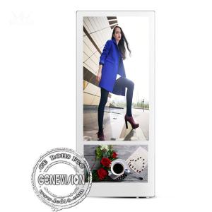 China Metal Case Toughened Glass Panel Wall Mounted Digital Signage 18.5 Inch For Elevator wholesale