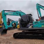 20tons Second Hand Kobelco Excavator Middle SK200D Crawler Excavator 0.8m³