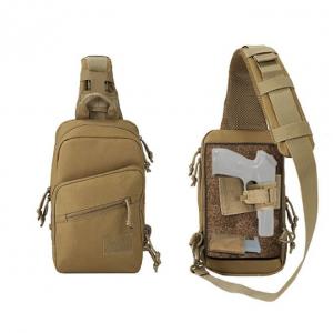 China Customized Men'S Waterproof Waist Bag Gun Compartment Tactical Pack on sale