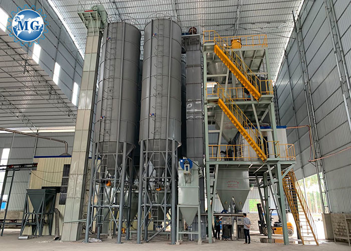 High Precision Dry Mix Plant 100m2 Industrial Automatic Tile Adhesive