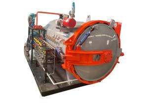China 0.85Mpa 380V Rubber Curing Autoclave Air Cooling For Large Scale Production wholesale