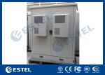 Two Front Doors Outdoor Rack Enclosure BTS Cabinet With Mixed Working Fluid Heat