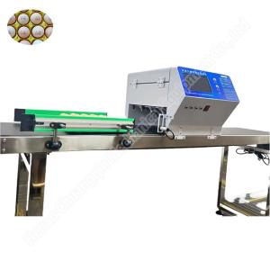 China Tray Pad Egg Carton Printing Machine Date Egg Printer Machine 45000 Eggs/H wholesale