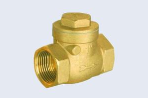 China Horizonal 2'' Brass Swing Check Valve For Apartment wholesale