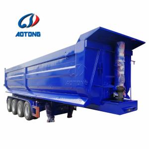 China Producer Dual Line Braking System End Dump Semi Truck Trailer for Self Discharge wholesale