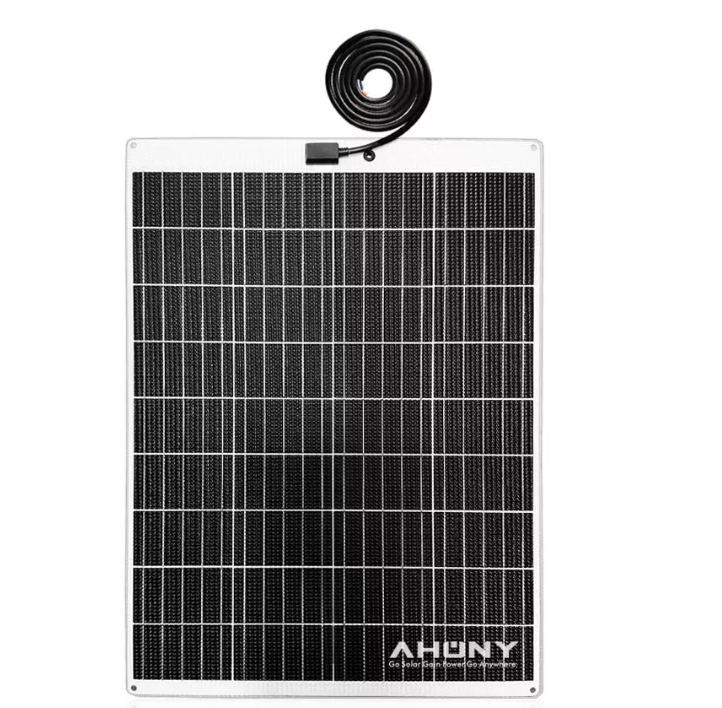 Walkable 100 Watt Mono Perc Solar Panel Semi Rigid Monocrystalline Solar Panel