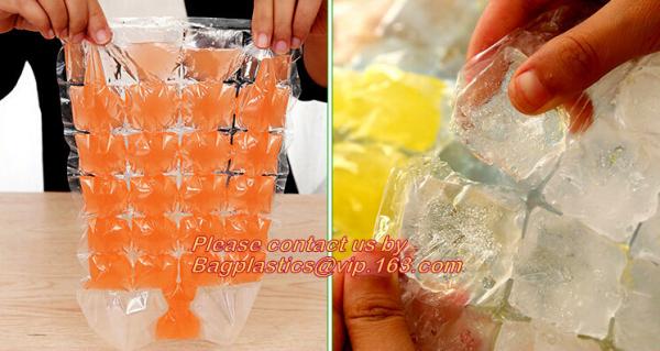 Non Toxic High Quality plastic Disposable PE Ice Cube Bag, Food Grade Safety