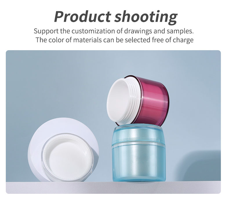Packaging 80G Colorful Custom Jar Cosmetic Container for Skincare from Junjie Packaging