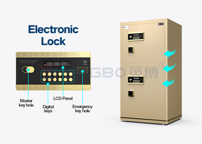 Electronic Lock Smart Office Safe Box Dual Alarm YB/N7-120D
