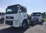 White FAW Jiefang 6X4 10 Wheeler Tractor Head Truck 420HP - 460HP CA4258P2K2T1EA