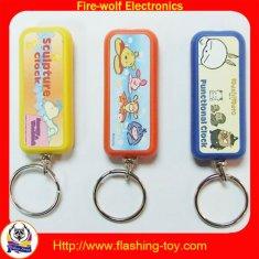China Mini LED shine lighting 8 picture Logo Projector Keychain / key chain for promotion wholesale