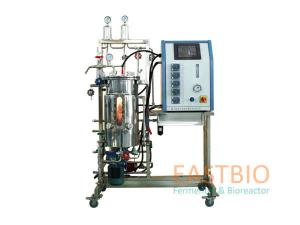 China Lab Scale Stainless Steel Bioreactor Magnetic Stirred Fermenter Adjustable Speed wholesale