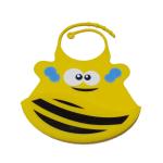 Waterproof Durable Silicone Baby Bibs Easy To Wipe Clean Customized Color