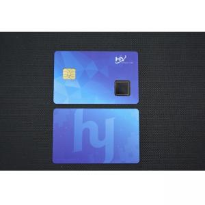 China OTP Binding Embedded Fingerprint Credit Card 1.0mm Two Way Authentication on sale