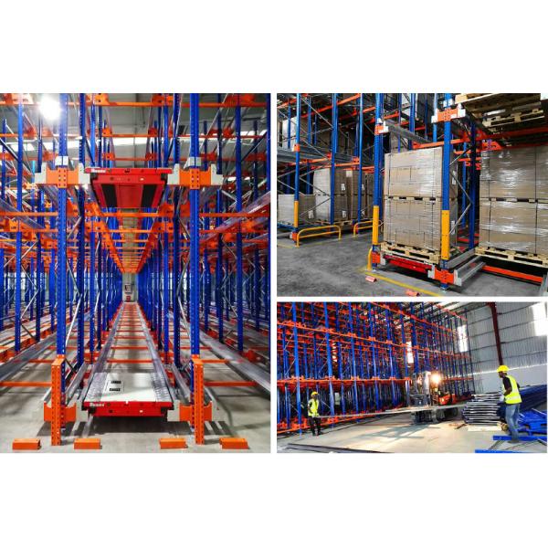 B50: Radio Shuttle Pallet Racking Warehouse Storage Four Entry Way Shuttle High Speed Pallet Equipment Radio Car Racking