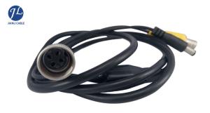 China 4 Pin Rear View Camera To RCA Adapter Cable For Vehicle Backup Camera Monitor wholesale