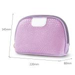 Recyclable Home Storage Zipper Closure PU Cosmetic Bag