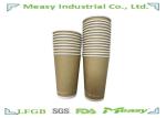 One Wall Hot Kraft Paper Cups For Coffee / Food Grade Paper Espresso Cups