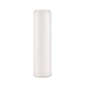 China Replaceable 0.22 Micron Absolute Membrane Sterilized Pleated Filter Cartridge 10 Inch wholesale