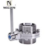 ISO9001 Certified SS304 SS316 Sanitary Stainless Steel Weld End Manual Type