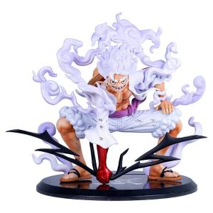 China Anime Helios 001 5th Gear Nika Luffy Red and White Pants Squat Figure Model PVC Boxed wholesale