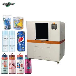 China Round UV Tumble Printer Aluminum Beverage Can Printing Machine Inkjet Printer For Plastic Bottle wholesale