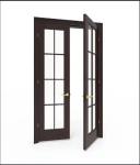 Minimalist Design Waterproof Aluminum Alloy Casement Doors For Swing Opening