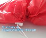 HDPE/LDPE/PP autoclave bags medical garbage bag for biohazard waste, yellow with